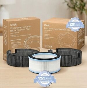NEW Lot Of Genuine Levoit Sprout Air Purifier Air Filter & Wick Filters (READ)